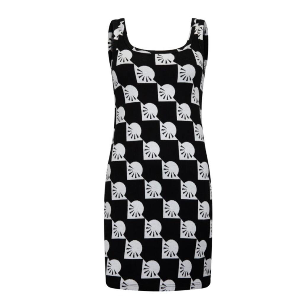 NWT  Women's Araminta James GoldMen Sun dress Noir Sz